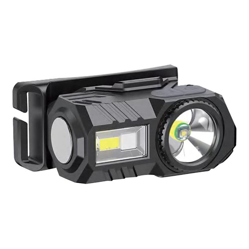 LED RGBW punjiva podesiva LED lampa za glavu USB LED/3W/5V IP43 190 lm 24 h 750 mAh