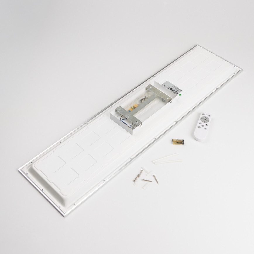 LED RGBW nadgradni panel s mogućnošću prigušenja LED/13,5W/230V 3000-6500K 29,5x59,5 cm srebrni + daljinski upravljač