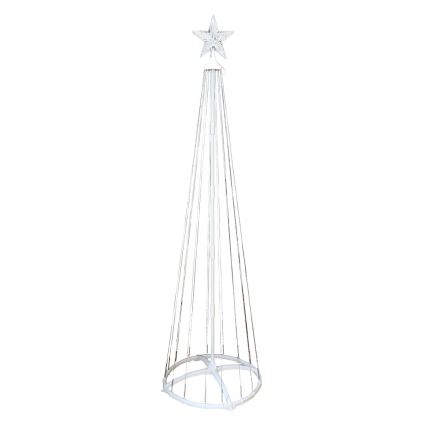 LED RGBW s podesivom svjetlinom vanjska božićna dekoracija LED/4W/230V 180 cm IP44 bor + daljinski upravljač