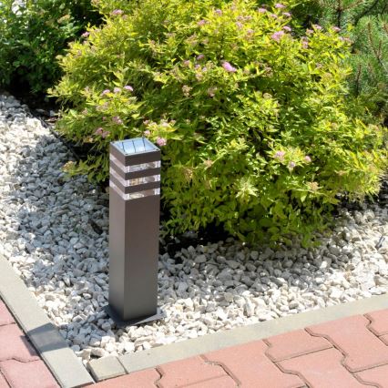 LED RGBW vanjska svjetiljka s mogućnošću prigušivanja TEKSAS 1xE27/9W/230V 2700-6500K Wi-Fi 44 cm IP44 antracit