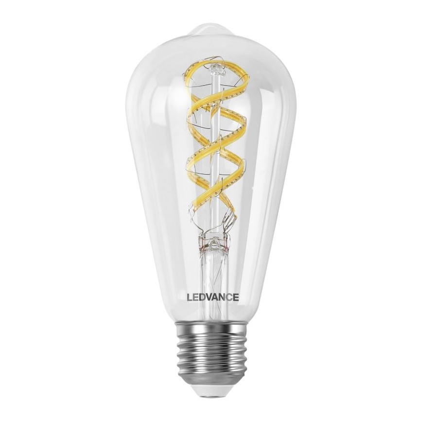 LED RGBW Smart+ filamentna žarulja za prigušivanje EDISON ST64 E27/4,8W/230V 2700-6500K Wi-Fi - Ledvance