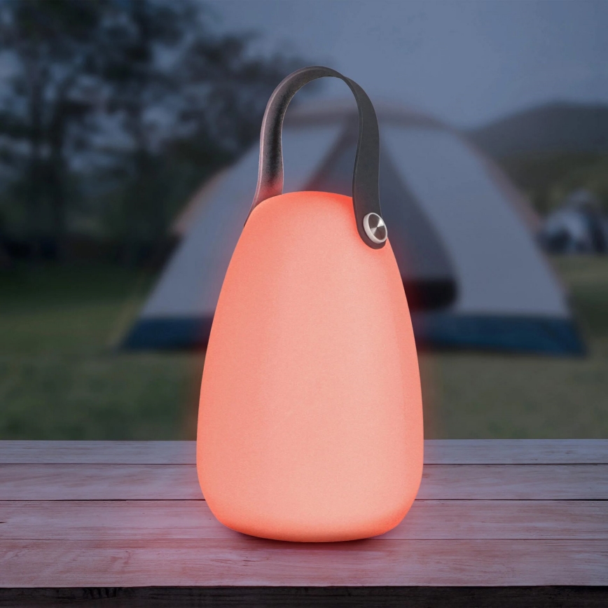 LED RGBW Solarna svjetiljka CANARIA LED/2W/1,2V 400 mAh IP44 bijela