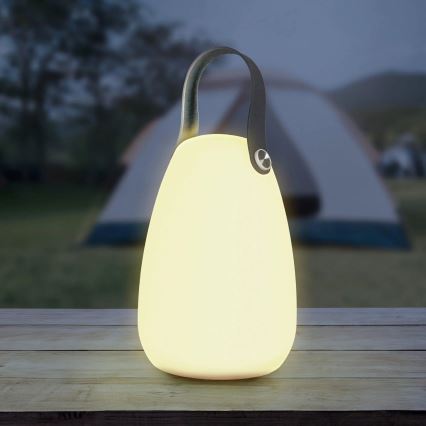 LED RGBW Solarna svjetiljka CANARIA LED/2W/1,2V 400 mAh IP44 bijela