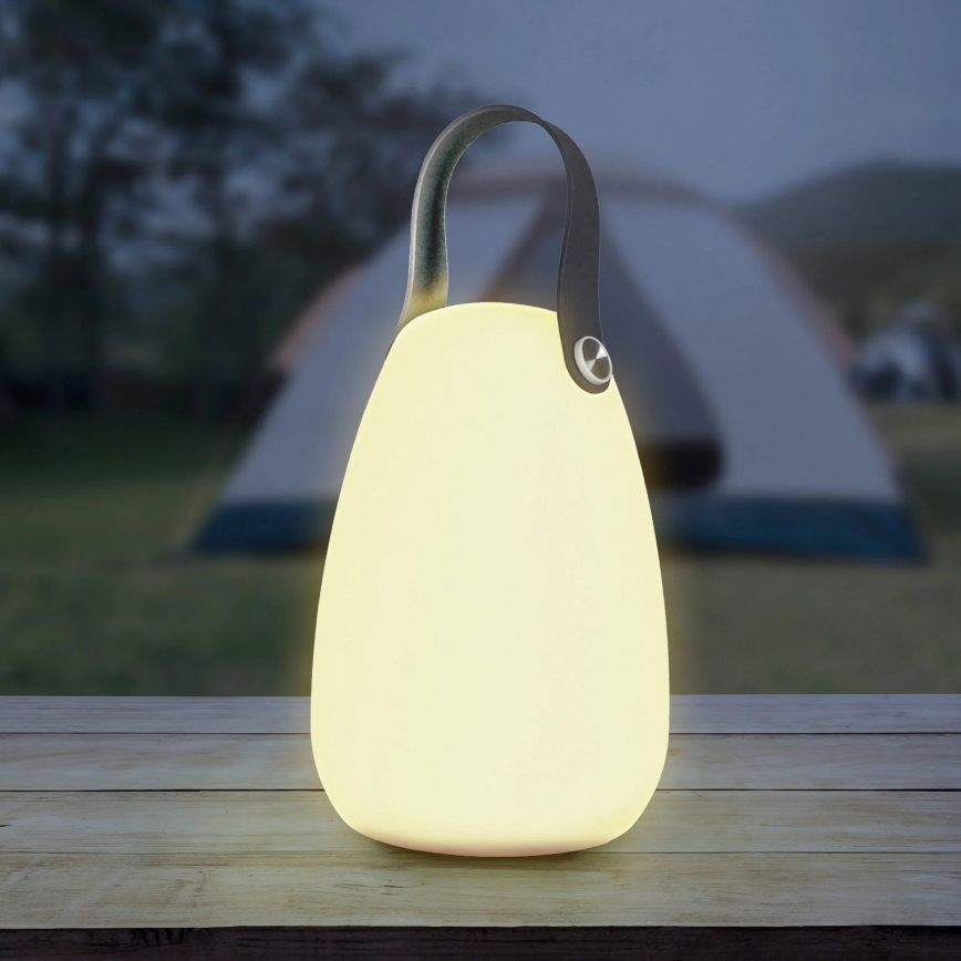 LED RGBW Solarna svjetiljka CANARIA LED/2W/1,2V 400 mAh IP44 bijela