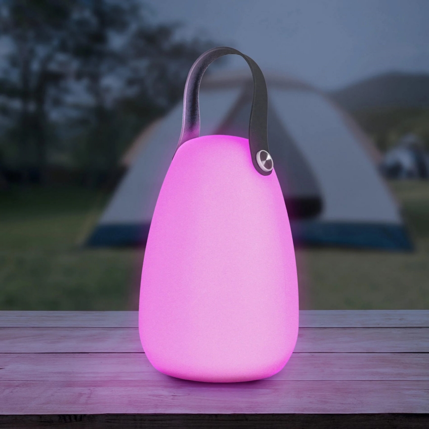 LED RGBW Solarna svjetiljka CANARIA LED/2W/1,2V 400 mAh IP44 bijela