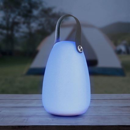 LED RGBW Solarna svjetiljka CANARIA LED/2W/1,2V 400 mAh IP44 bijela