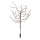 LED RGBW Solarna svjetiljka TREE LED/0,1W/1,2V 600 mAh IP44 smeđa