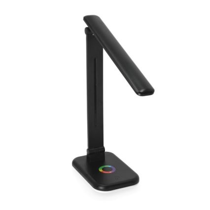 LED RGBW Dimmabilna stolna lampa NOBLITE LED/7W/5V 3000/4000/6500K crna