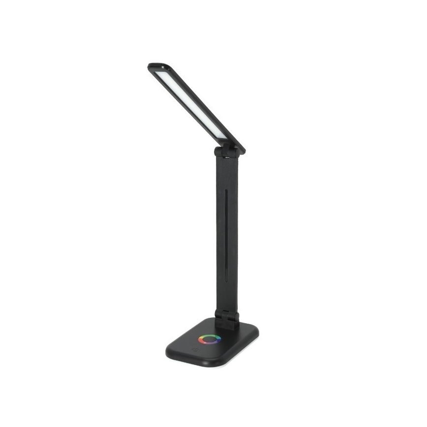 LED RGBW Dimmabilna stolna lampa NOBLITE LED/7W/5V 3000/4000/6500K crna