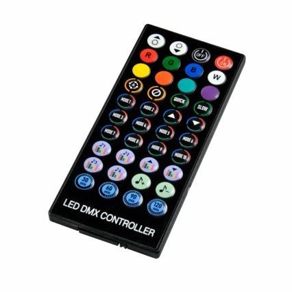 LED RGBW Podesiva stolna lampa NUTKA LED/15W/5V crna + daljinski upravljač