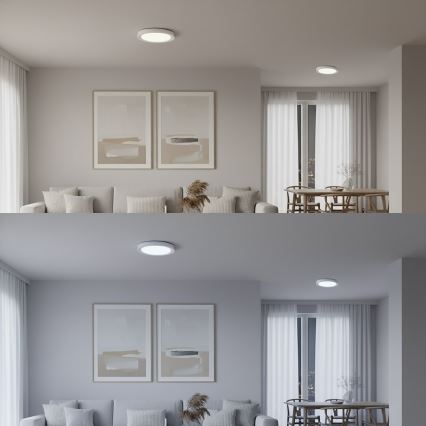 LED RGBW prigušljivo stropno svjetlo MELO LED/36W/230V 3000-6000K Ø 39 cm bijelo + daljinski upravljač