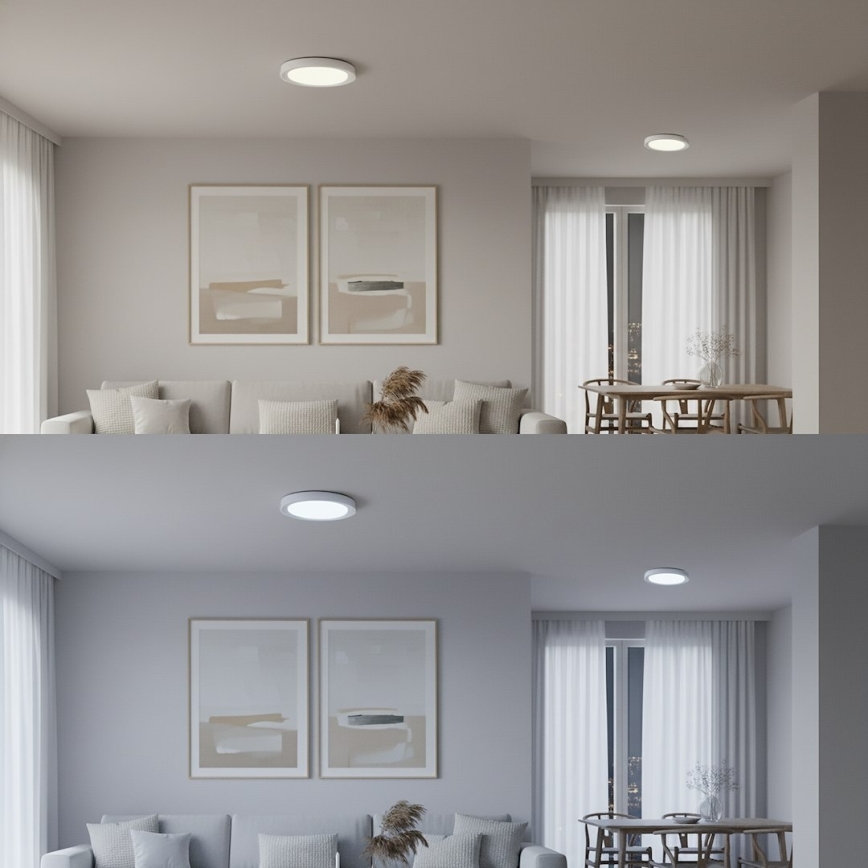LED RGBW prigušljivo stropno svjetlo MELO LED/36W/230V 3000-6000K Ø 39 cm bijelo + daljinski upravljač