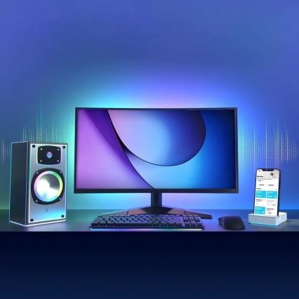 LED RGBW traka s prigušivanjem 5 m LED/13,5W/230V Wi-Fi