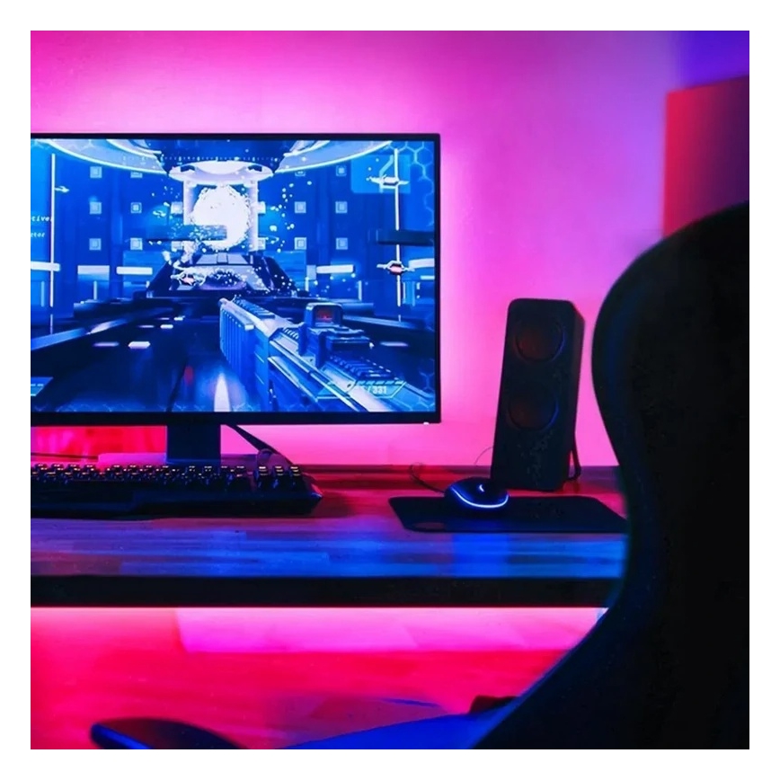 LED RGBW traka s prigušivanjem 5 m LED/13,5W/230V Wi-Fi