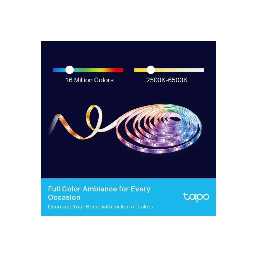 LED RGBW traka s prigušivanjem 5 m LED/24W/230V Wi-Fi