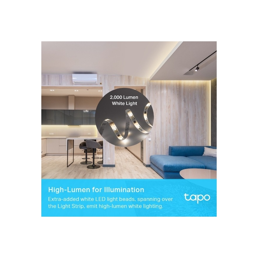 LED RGBW traka s prigušivanjem 5 m LED/24W/230V Wi-Fi