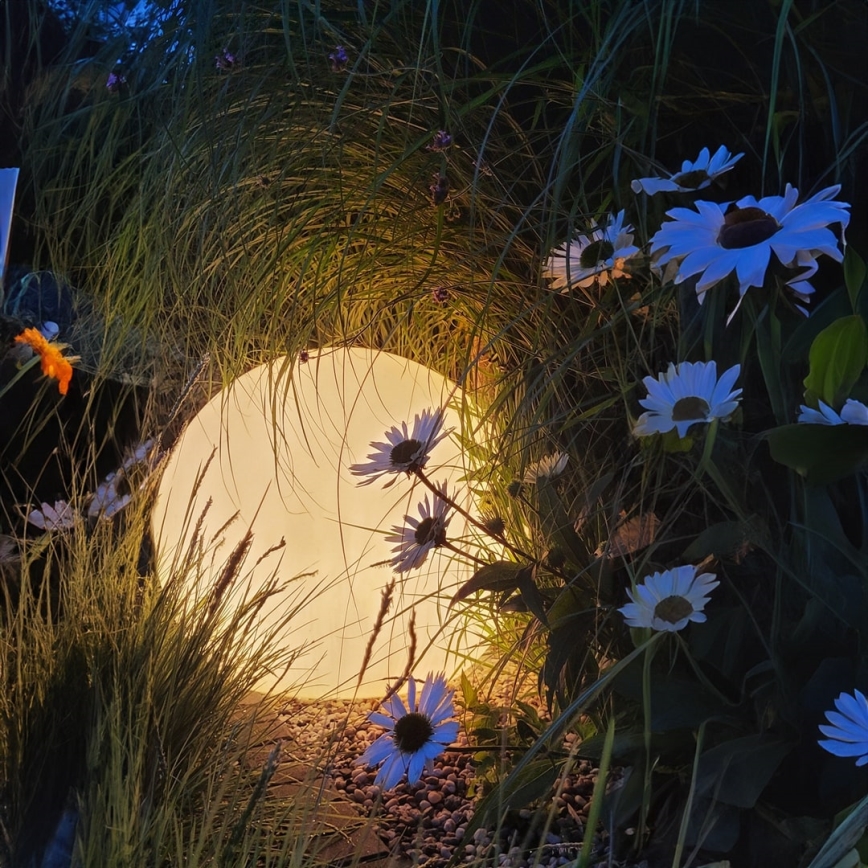 LED RGBW svjetiljka za vanjsku upotrebu s mogućnošću prigušivanja GLOBO 1xE27/9W/230V 2700-6500K Ø30 cm IP44 Wi-Fi