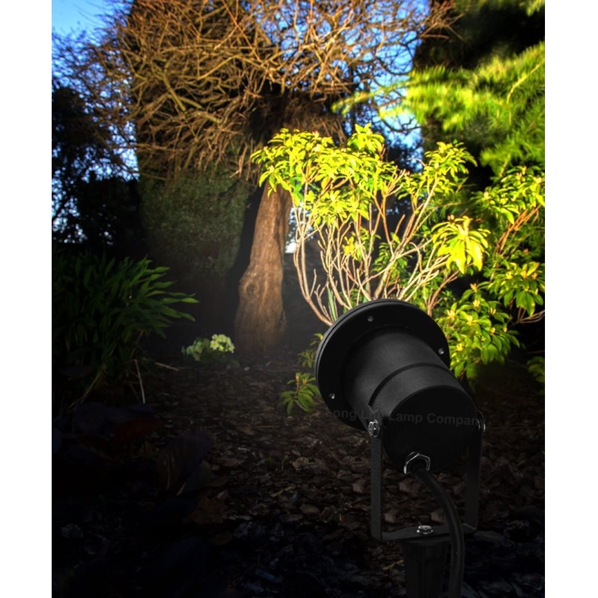 LED RGBW vanjska svjetiljka s mogućnošću prigušivanja BLAKE 1xGU10/6W/230V IP65 + daljinski upravljač