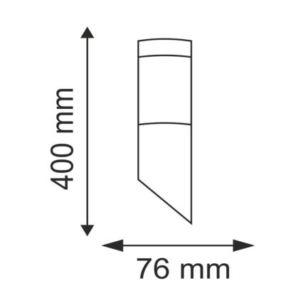 LED RGBW prigušivo vanjsko zidno svjetlo LIVIA 1xE27/6,5W/230V 2700-6500K Wi-Fi IP44 srebrno