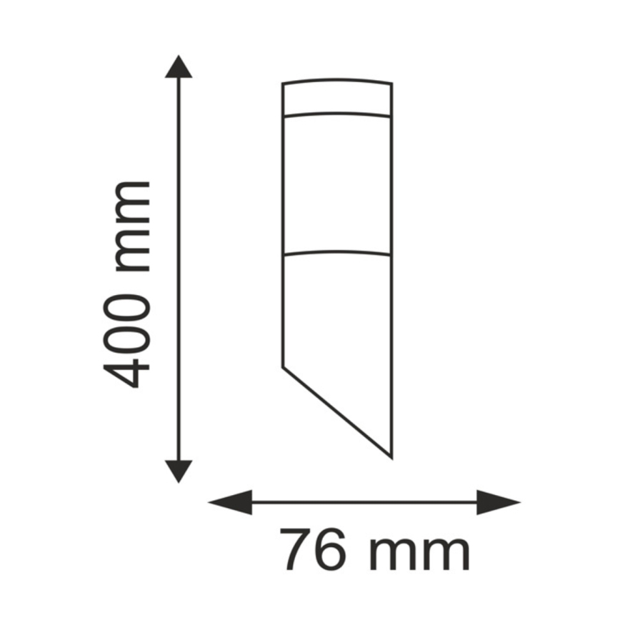 LED RGBW prigušivo vanjsko zidno svjetlo LIVIA 1xE27/6,5W/230V 2700-6500K Wi-Fi IP44 srebrno