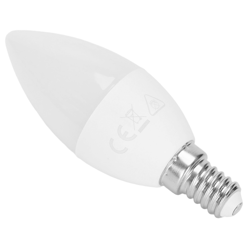 LED RGBW žarulja C37 E14/4,8W/230V 3000K + daljinski upravljač - Aigostar