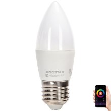 LED RGBW Žarulja C37 E27/6,5W/230V 2700-6500K - Aigostar