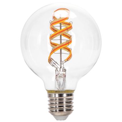 LED RGBW Prigušiva žarulja FILAMENT MESH Smart G80 E27/4,9W/230V 2700K - Aigostar