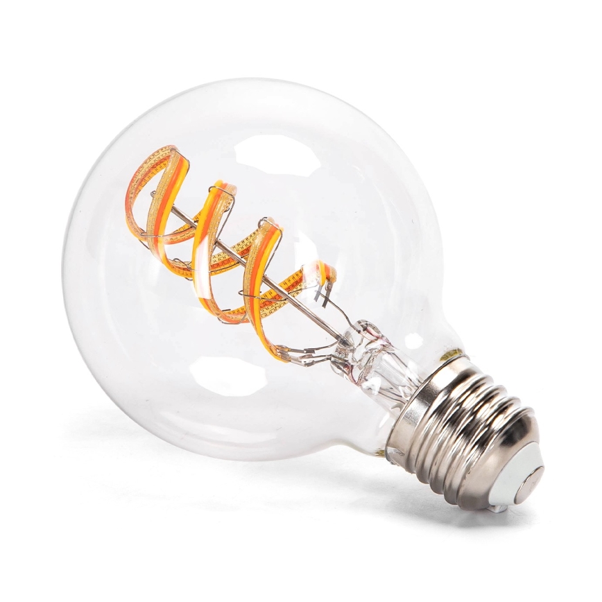 LED RGBW Prigušiva žarulja FILAMENT MESH Smart G80 E27/4,9W/230V 2700K - Aigostar