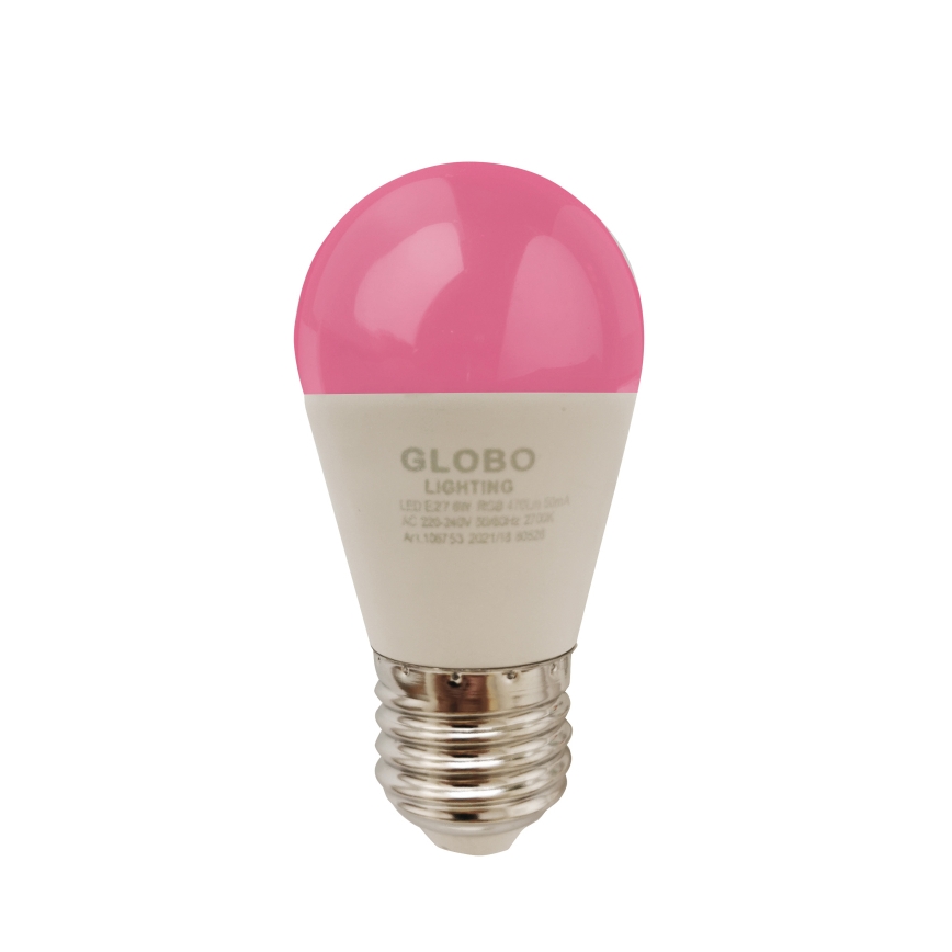 LED RGBW prigušivača žarulja E27/6W/230V 3000K + daljinski upravljač - Globo