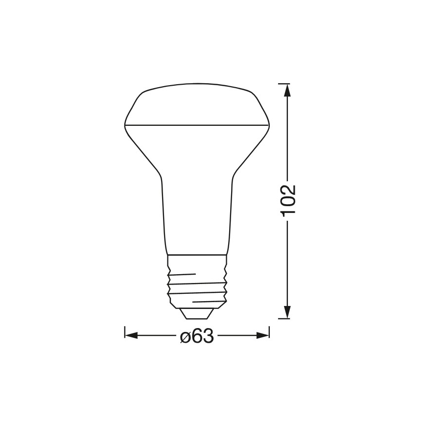 LED RGBW prigušiva reflektorska žarulja SMART+ R63 E27/4,7W/230V 2700-6500K Wi-Fi - Ledvance