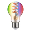 LED RGBW zatamnjujuća žarulja FILAMENT E27/6,3W/230V 2200-6500K - Paulmann 29156