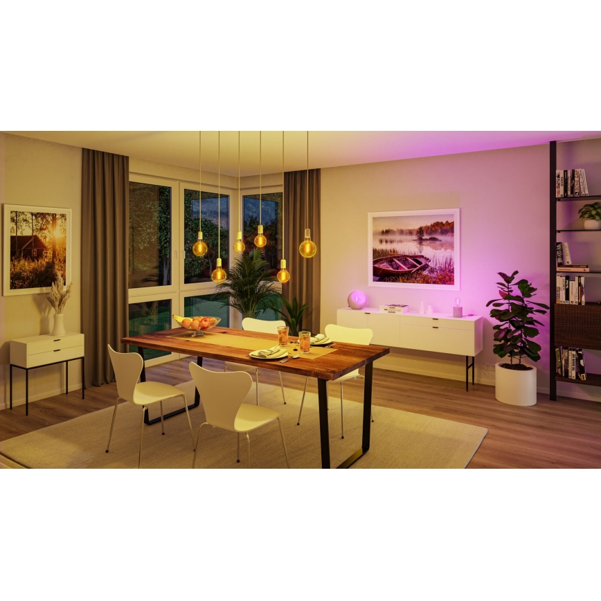 LED RGBW zatamnjujuća žarulja FILAMENT E27/6,3W/230V 2200-6500K - Paulmann 29156
