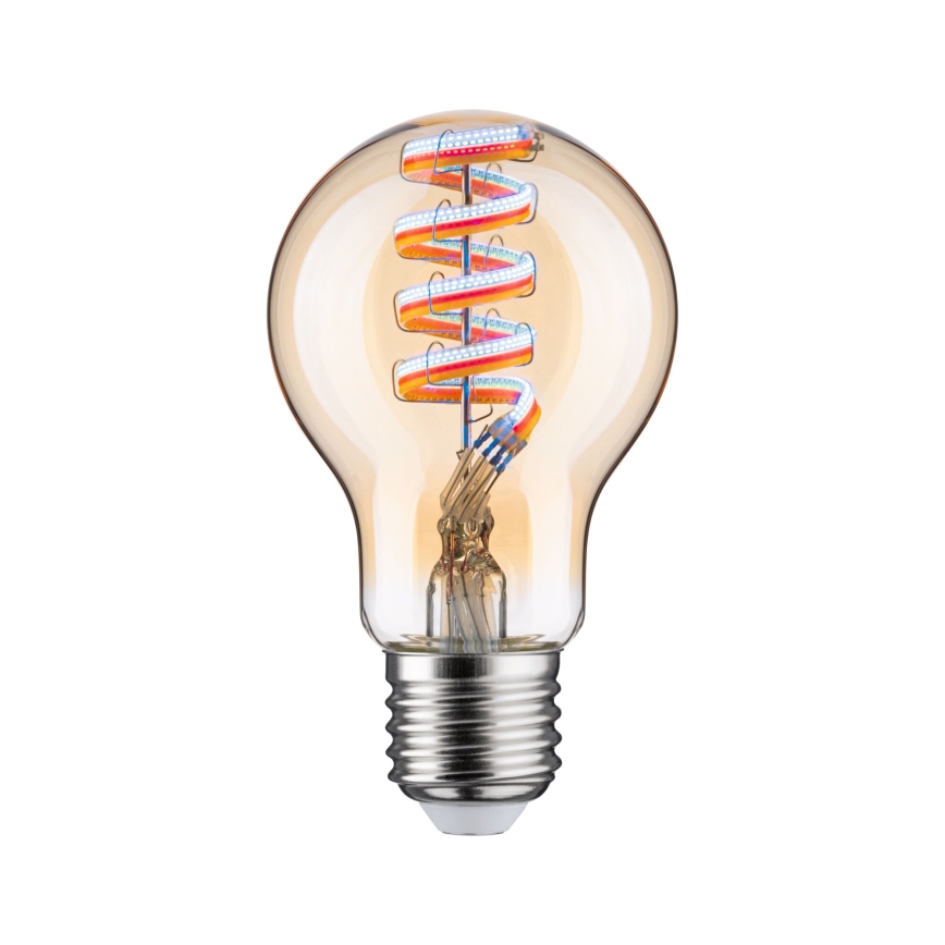 LED RGBW zatamnjujuća žarulja FILAMENT E27/6,3W/230V 2200-6500K - Paulmann 29156