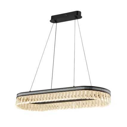 LED kristalni luster s mogućnošću prigušivanja na sajli THALIA LED/50W/230V 3000-6000K + daljinsko upravljanje