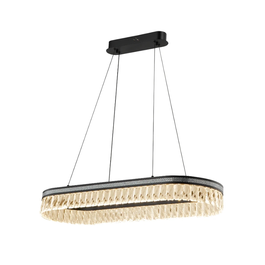 LED kristalni luster s mogućnošću prigušivanja na sajli THALIA LED/50W/230V 3000-6000K + daljinsko upravljanje