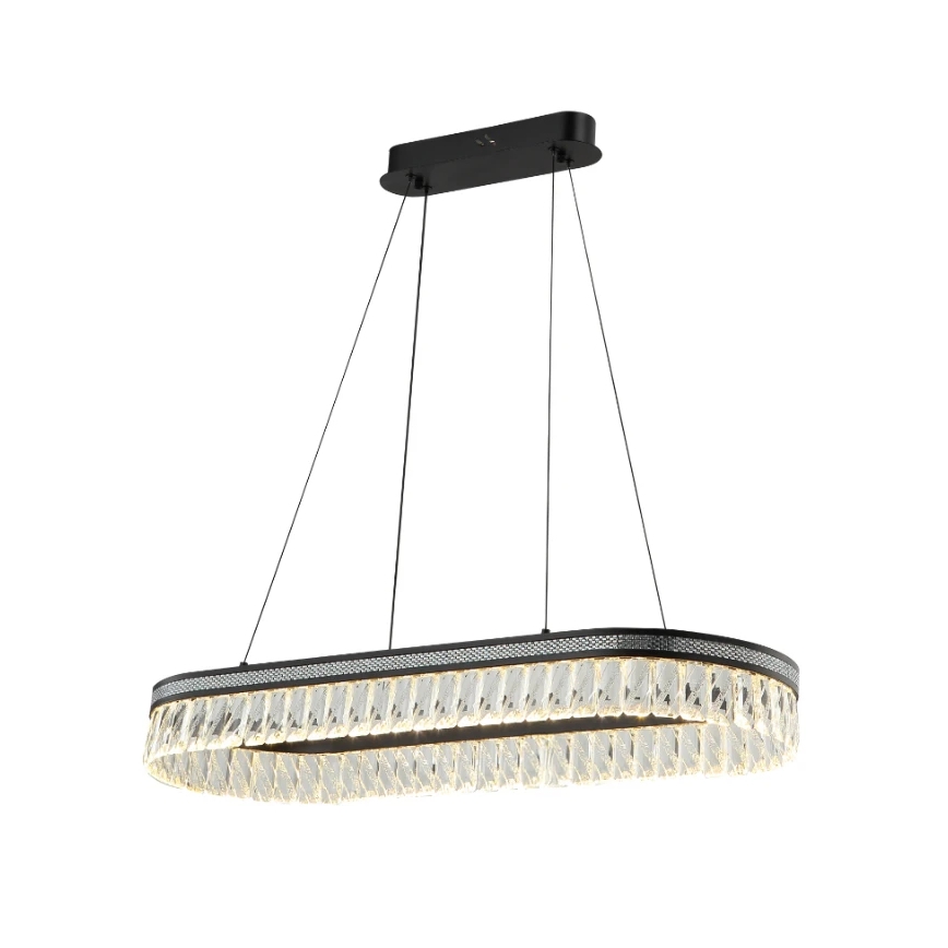 LED kristalni luster s mogućnošću prigušivanja na sajli THALIA LED/50W/230V 3000-6000K + daljinsko upravljanje