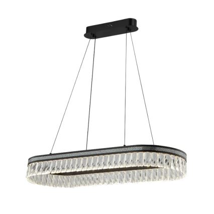 LED kristalni luster s mogućnošću prigušivanja na sajli THALIA LED/50W/230V 3000-6000K + daljinsko upravljanje