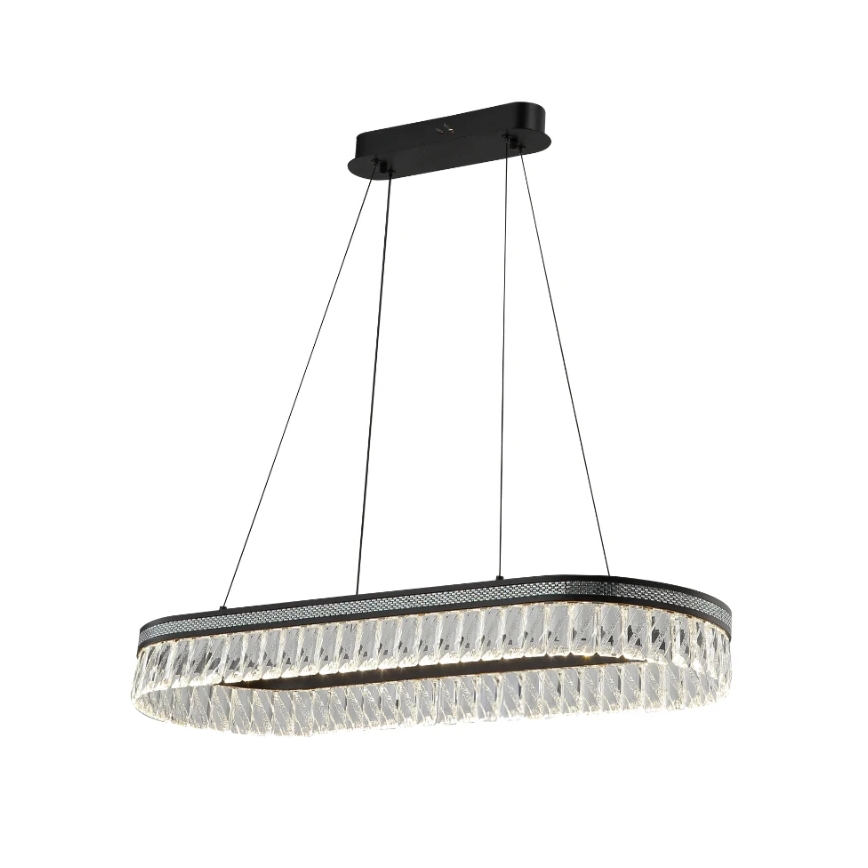 LED kristalni luster s mogućnošću prigušivanja na sajli THALIA LED/50W/230V 3000-6000K + daljinsko upravljanje