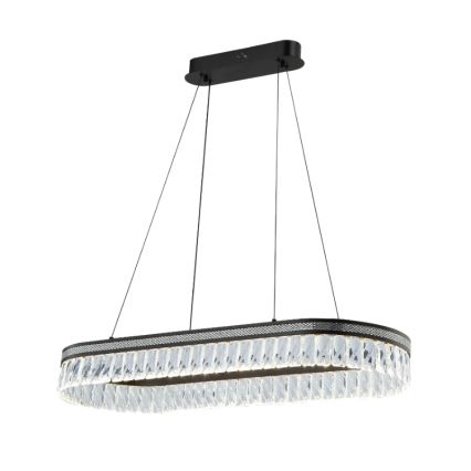 LED kristalni luster s mogućnošću prigušivanja na sajli THALIA LED/50W/230V 3000-6000K + daljinsko upravljanje