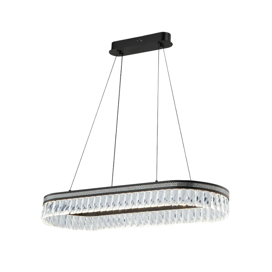 LED kristalni luster s mogućnošću prigušivanja na sajli THALIA LED/50W/230V 3000-6000K + daljinsko upravljanje