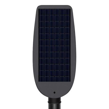 LED podesiva solarna ulična svjetiljka sa senzorom VENICE LED/100W/3,2V 6000 mAh IP65 crna + daljinski upravljač