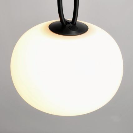 LED vanjska punjiva svjetiljka VENEZIA s prigušavanjem LED/1,5W/5V 2500K IP54 2600 mAh crna