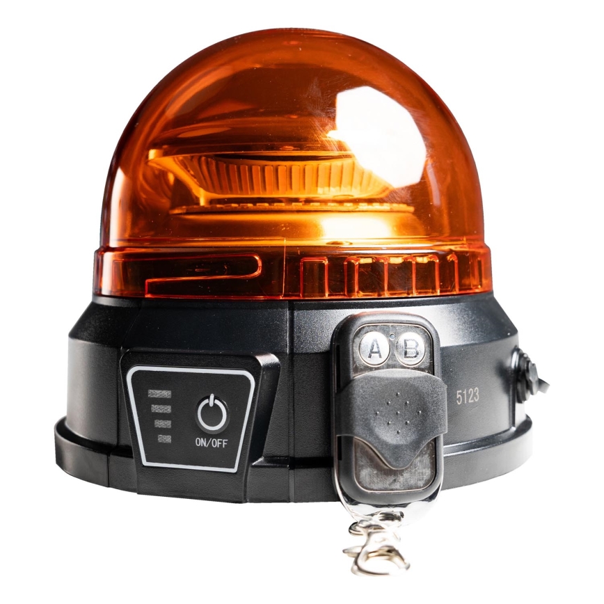 LED signalna rotacijska svjetiljka LED/12-24V IP65 + daljinski upravljač