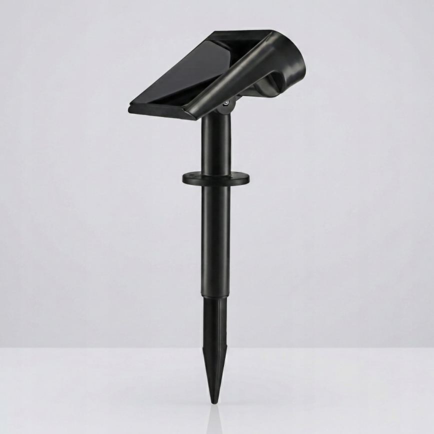 LED solarna lampa 2 u 1 LED/3,7V 1200 mAh IP54 crna