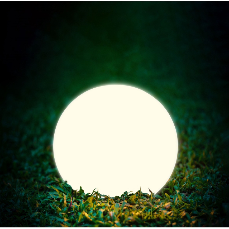 LED Solarna lampa BALL LED/3,7V 2000 mAh pr. 50 cm IP65 bijela