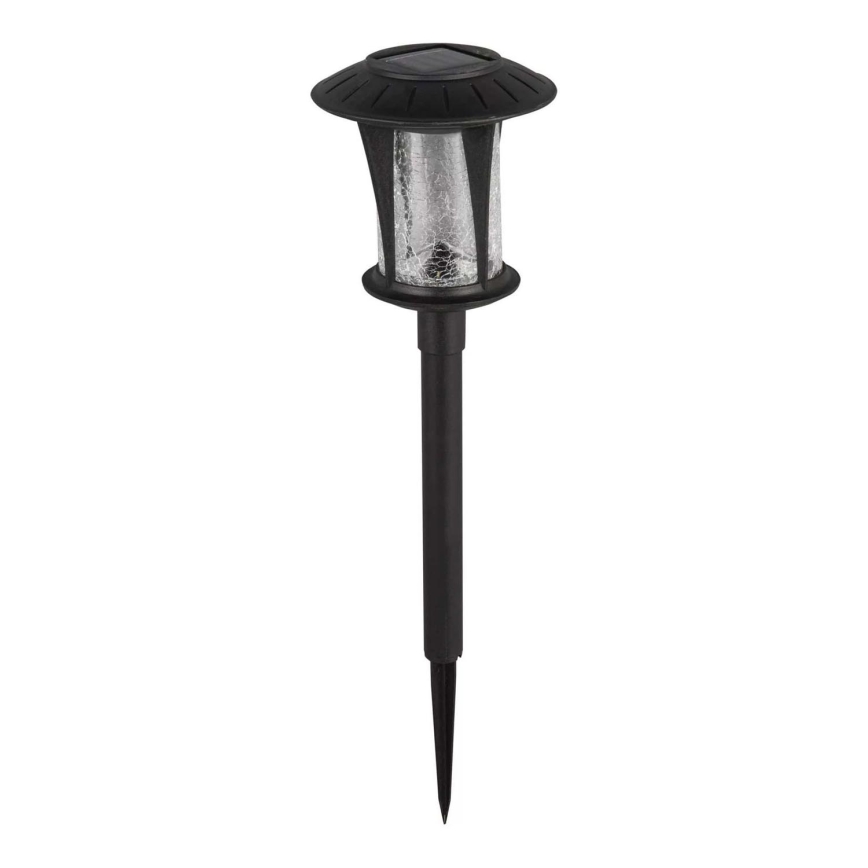 LED Solarna lampa BOLTON LED/1,2V IP44 crna