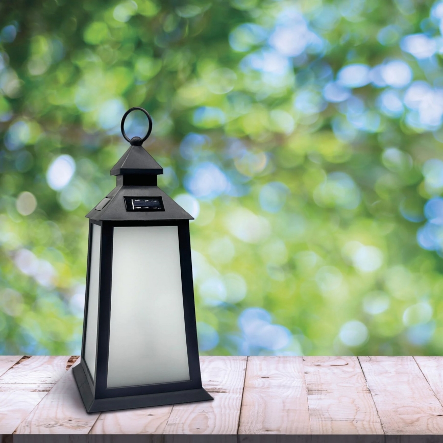 LED solarna lampa FENIX LED/1,2V 200 mAh IP44 crna