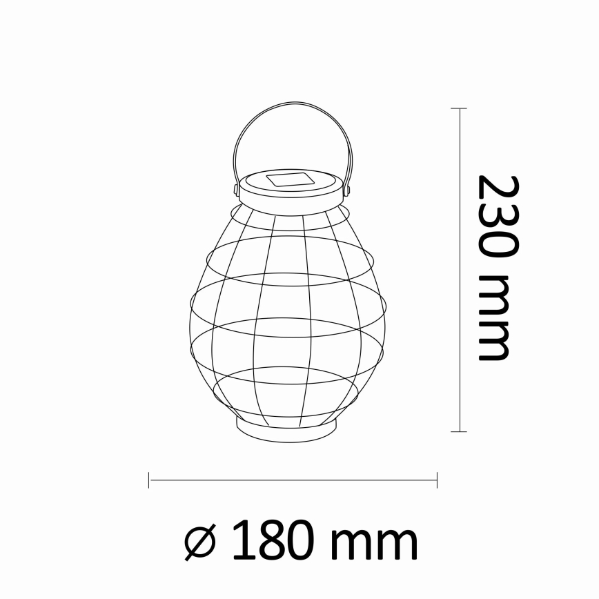 LED Solarna lampa KOGE LED/1,2V 300 mAh IP44