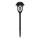 LED solarna lampa LAWN LED/1,2V 100 mAh 3000K 44 cm IP44 crna