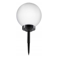 LED solarna lampa LED/1,2 V 6500 K 200 mAh Ø 25 cm IP44 bijela/crna